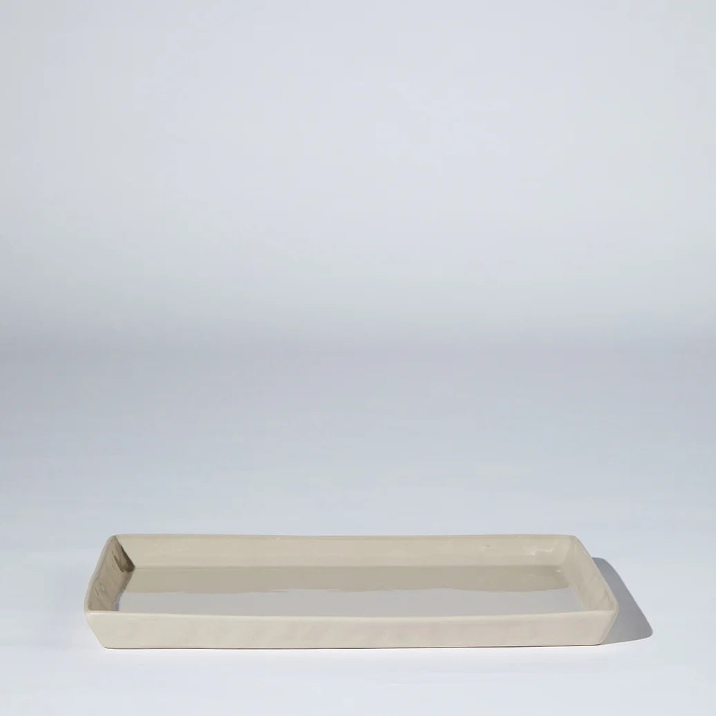 Cloud Rectangle Platter (XL) - Chalk