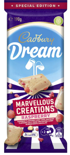 Cadbury Dream Marvellous Creations Raspberry 190g
