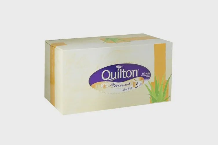 Quilton Aloe and vitamin E tissues 3 ply 110s