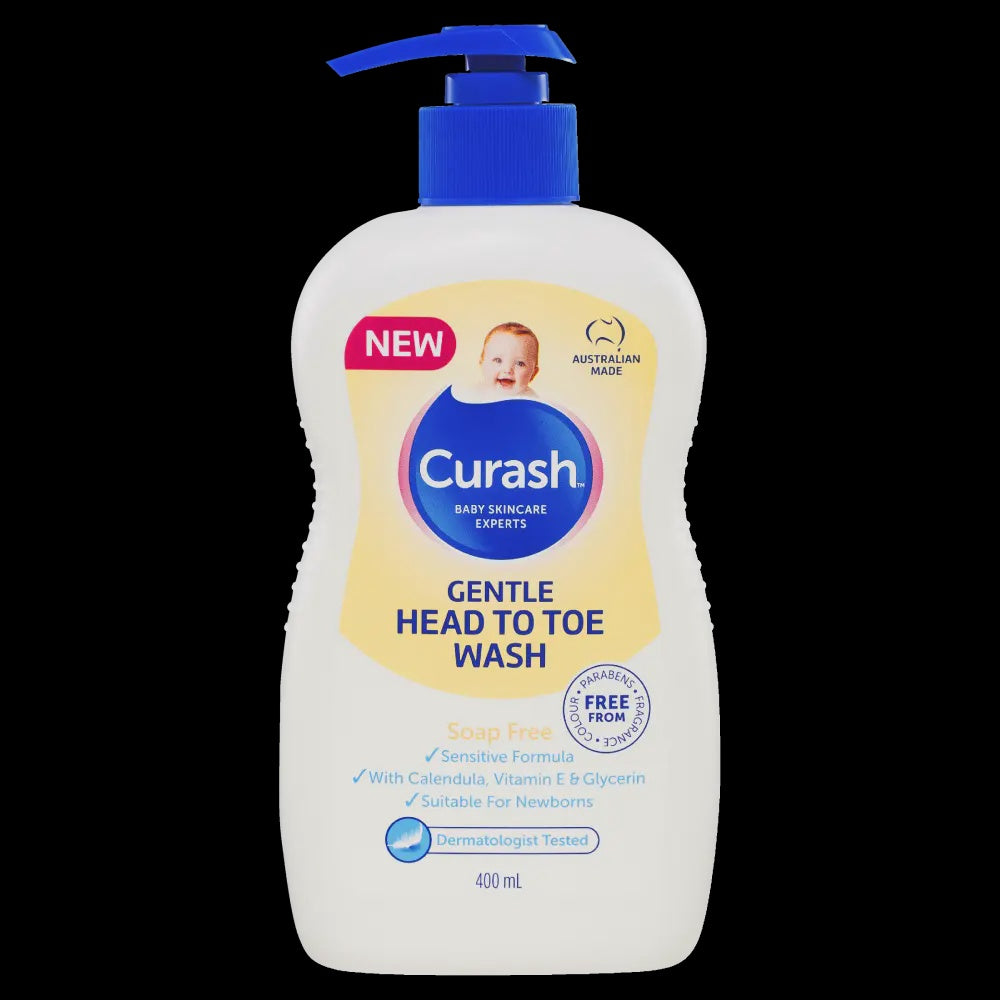 Curash Gentle Head to Toe Wash 400ml