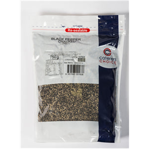 Caterers Choice Cracked Black Pepper 750g