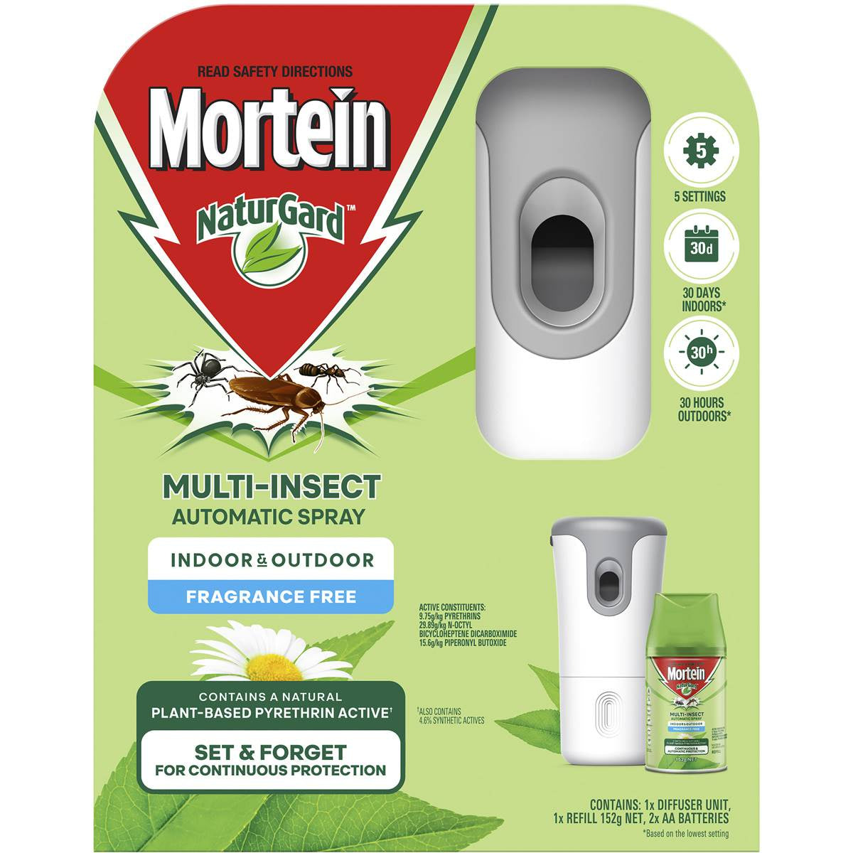 Mortein NaturGard multi-insect automatic spray
