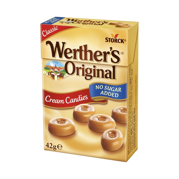 Werther's Original Cream Candies No Sugar Added 42g