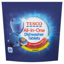 Tesco all-in-one Dishwasher Tablets 30