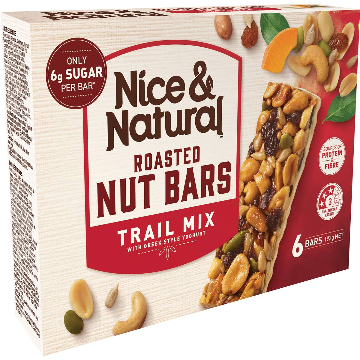 Nice & Natural Nut Bar Trail Mix 6 Pack