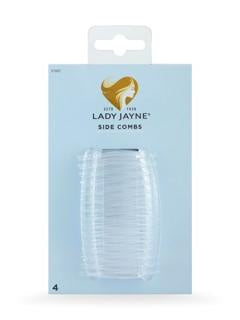 Lady Jayne Medium Clear Side Comb x 4