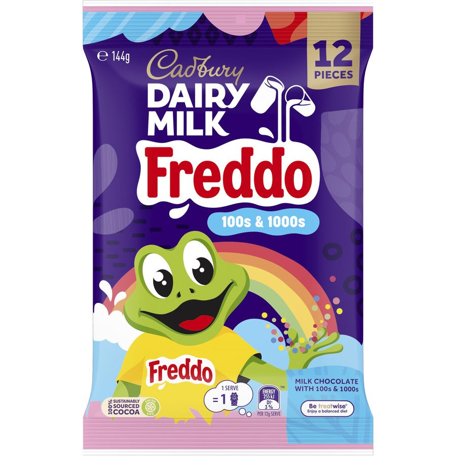 Cadbury Freddo Frog 100s & 1000s 144g