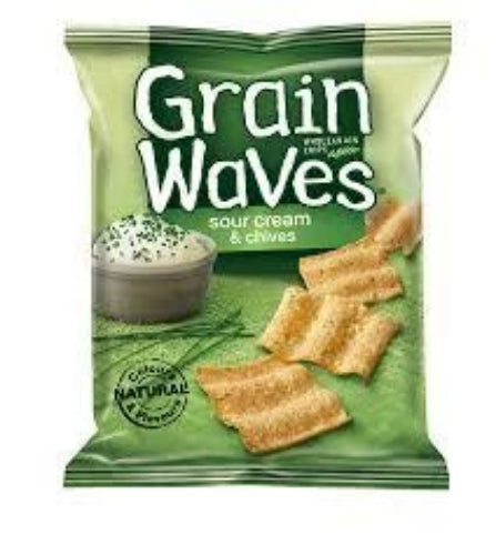 Grain Waves Sour Cream & Chives Chips 170g