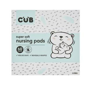 CUB Disposable Nursing Pads 40 Pk