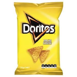 Doritos Nacho Cheese Corn Chips 170g