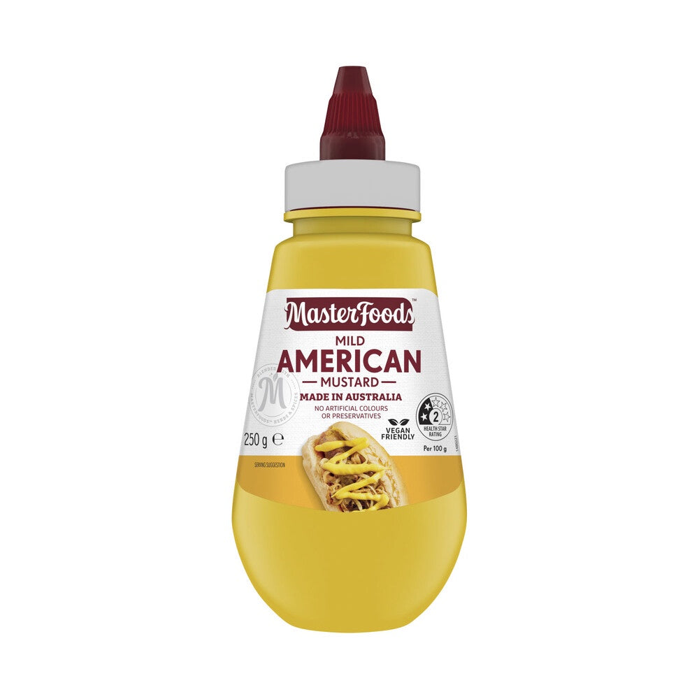 MasterFoods Mild American Mustard 250g