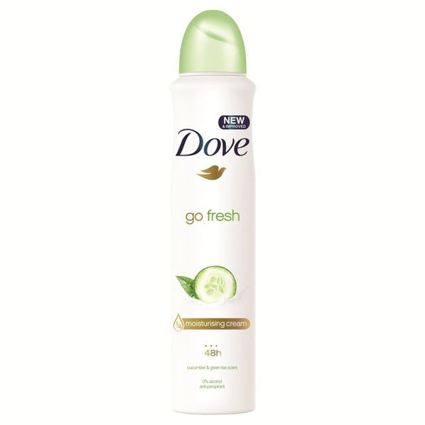 Dove go fresh moisturising cream anti-perspirant 250ml