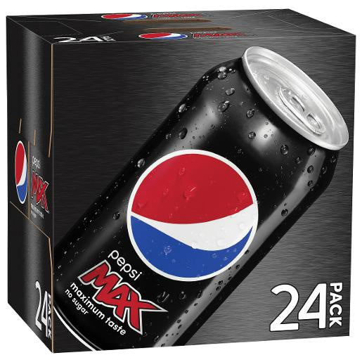 Pepsi Max Cans 375ml x 24