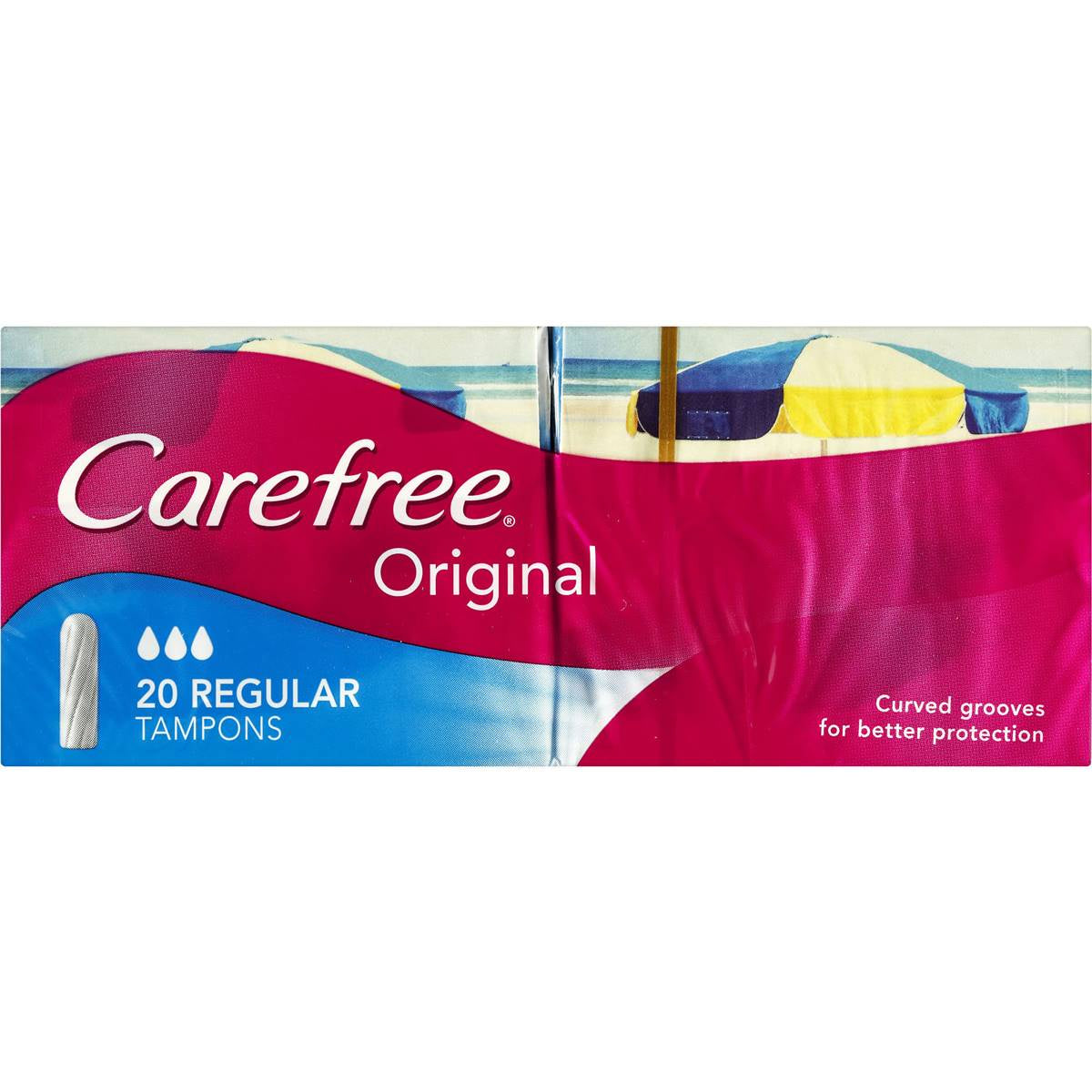 Carefree Regular Tampons x 20