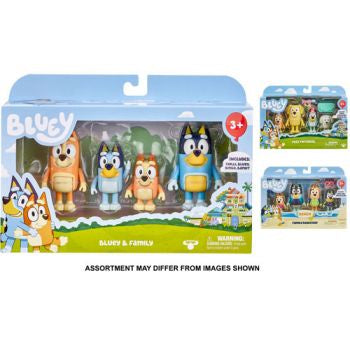 Bluey Series 9 Figure 4 Pack assorted