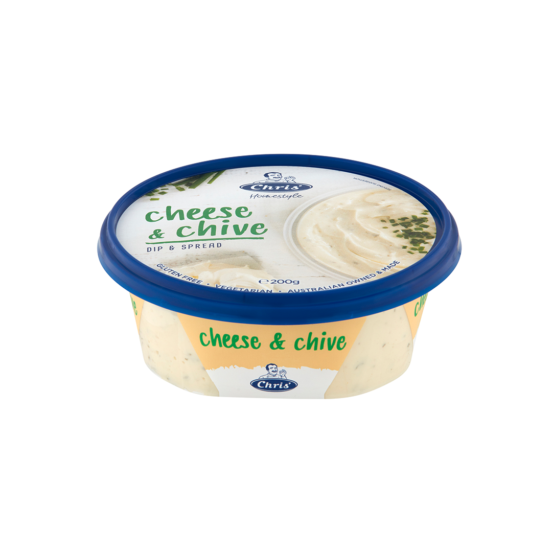 Chris Dips Cheese & Chive 200g
