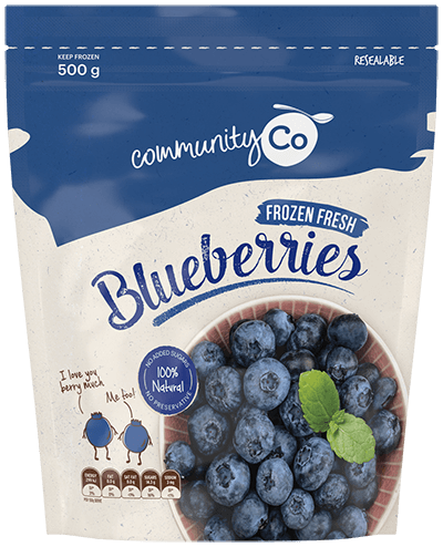 Community Co Frozen Blueberries 300g