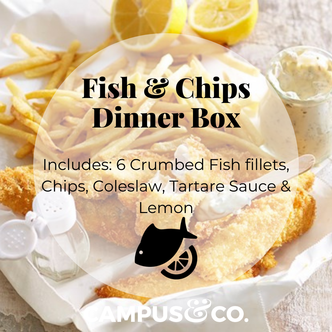 Fish & Chips Meal Box Serves 4 - 6