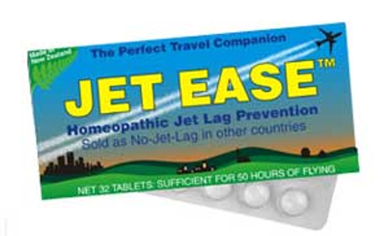 Jet Ease Homeopathic Medicine 32 Tablets