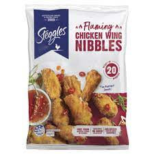 Steggles Chicken Wing Nibble Flaming 1kg