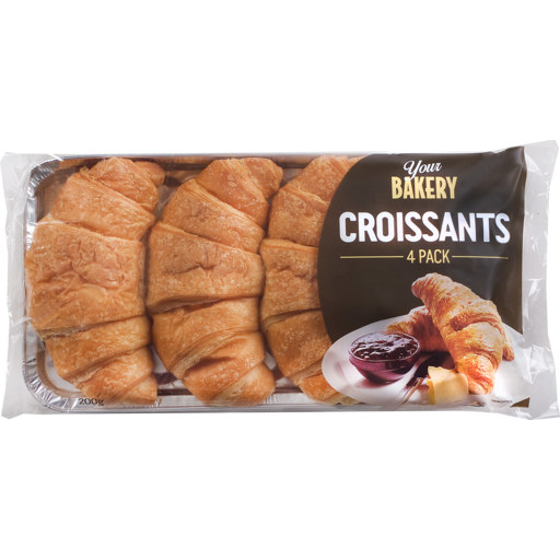 Your Bakery Croissant 4 pack 200g