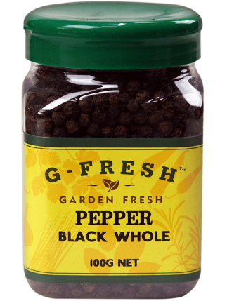 GFresh Whole Black Pepper 100g