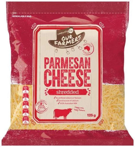 Community & Co Shredded Parmesan Cheese 125g