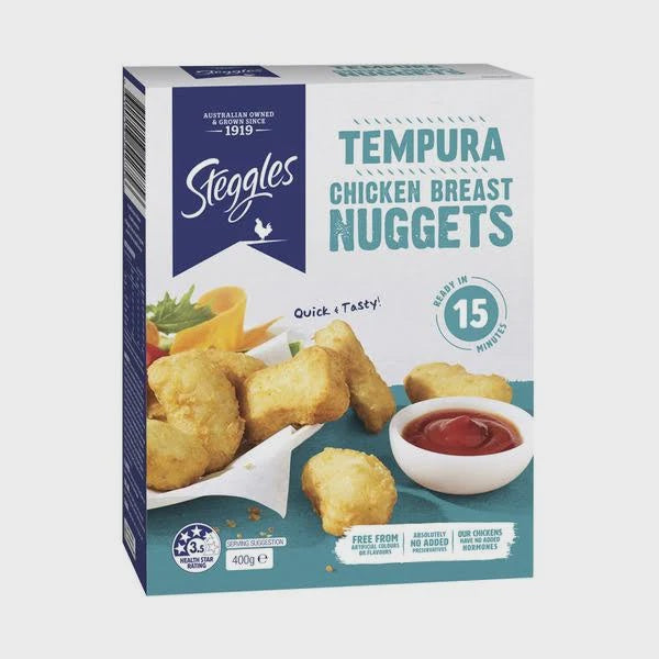 Steggles Tempura Chicken Nuggets 400g