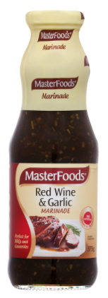 Masterfoods Red Wine & Garlic Marinade 375g