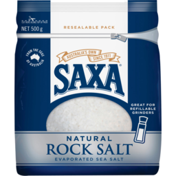 Saxa Rock Salt Refill 500g