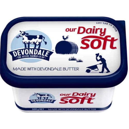 Devondale Dairy Soft Butter 500g