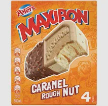 Peters Maxibon Caramel Roughnut 4 Pack