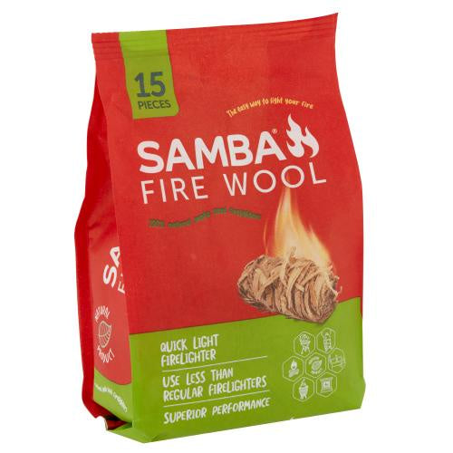 Samba Fire Wool 15 pack