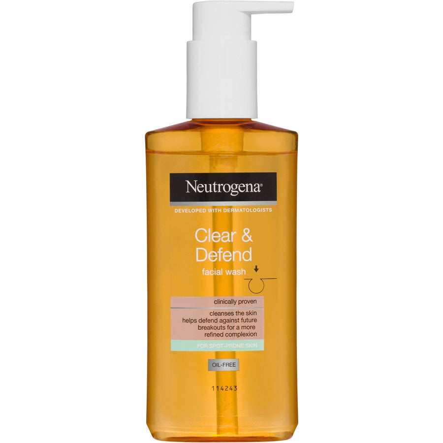 Neutrogena clear and defend face wash 200ml