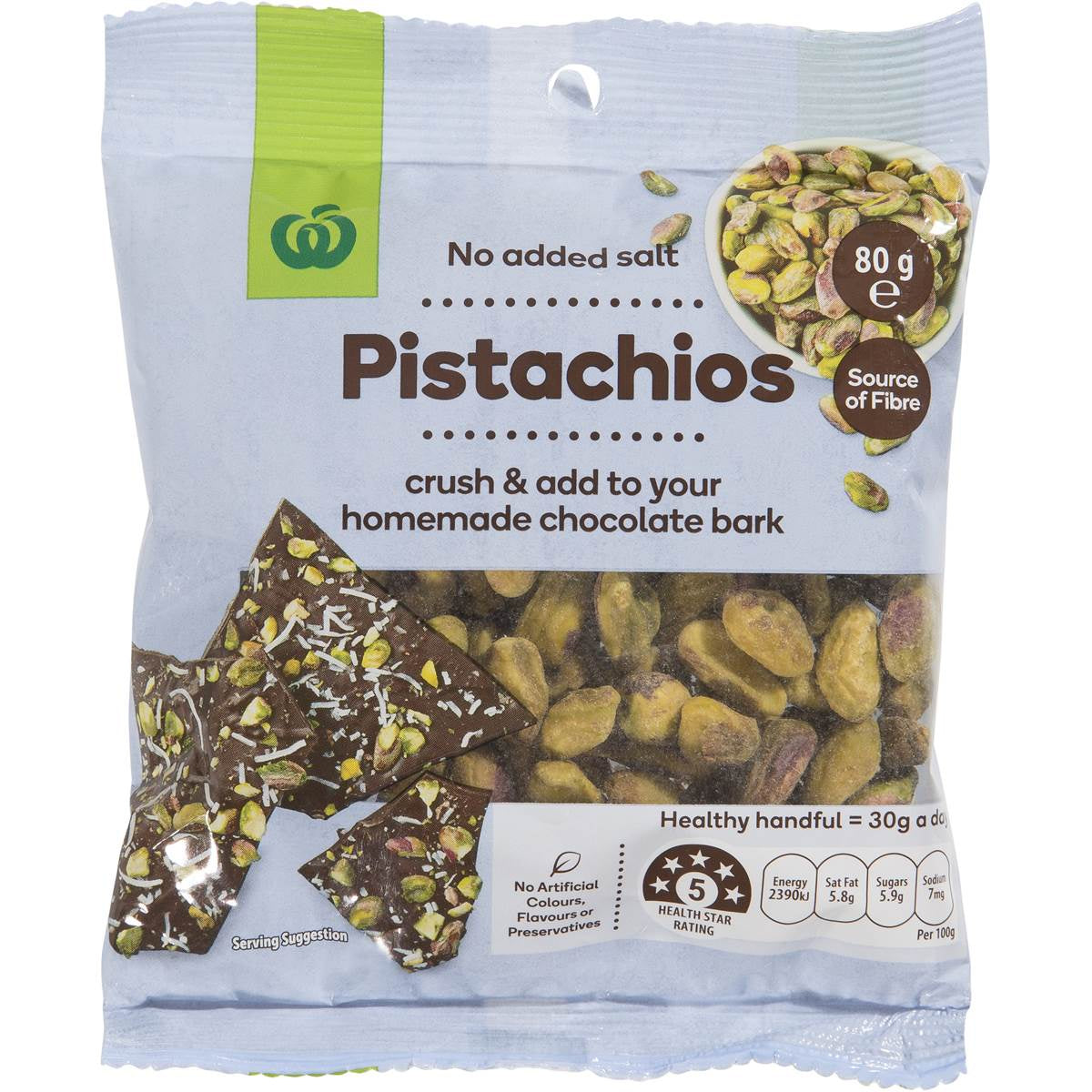 Woolworths Pistachios 80g