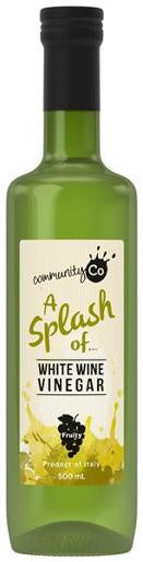 Community Co White Wine Vinegar 500mL