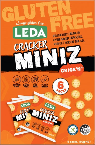 Leda Miniz Chicken Crackers Multipack 150g