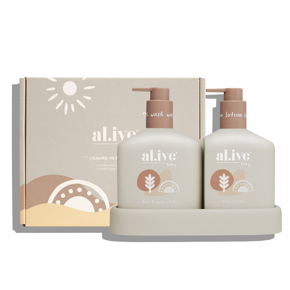 Al.ive Baby Hair & Body Duo - Calming Oatmeal