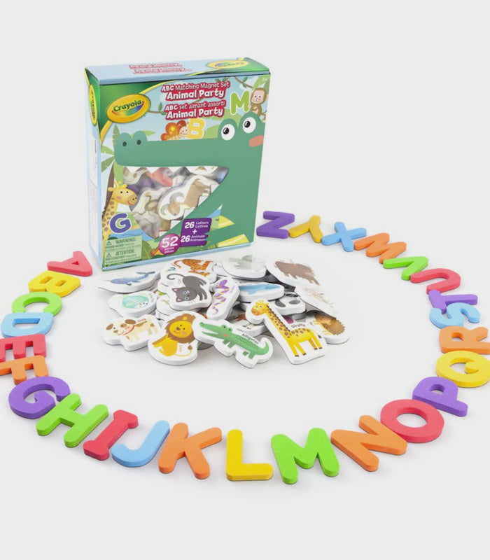 Crayola ABC Matching Magnet Set Animal Party