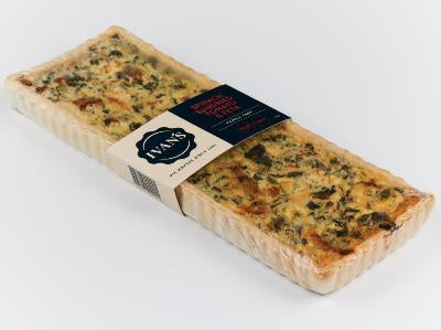 Ivan's Tart Frozen - Spinach, Sundried Tomato & Feta 800g