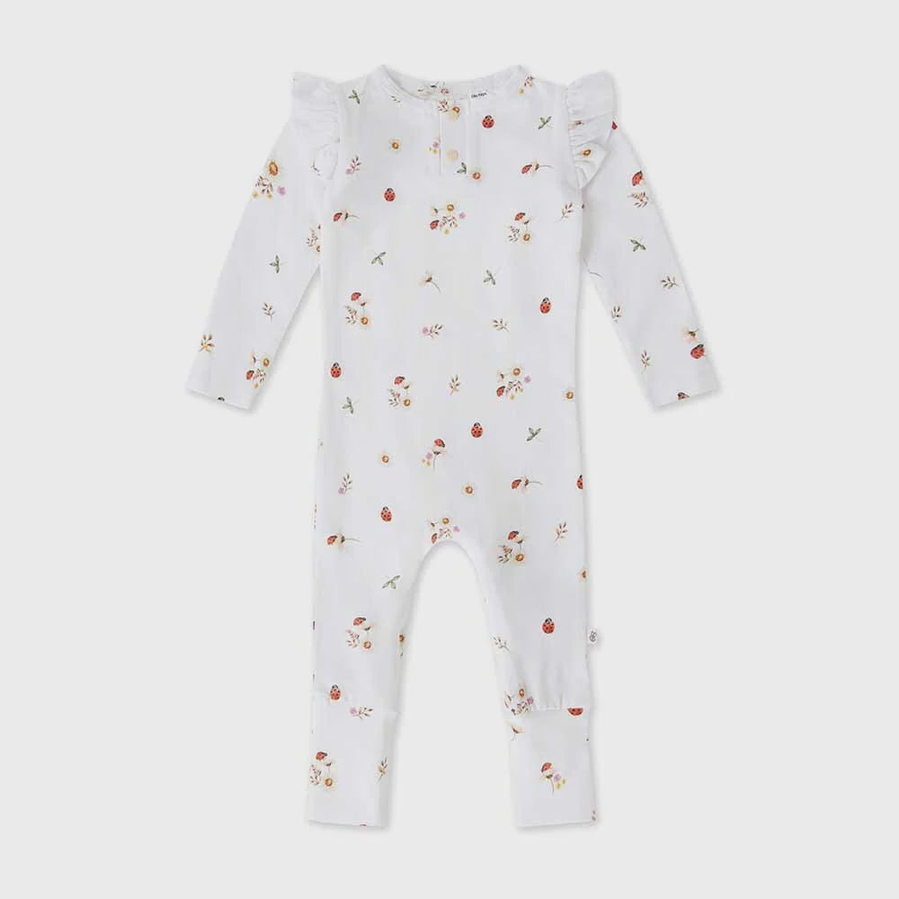 Snuggle Hunny Ladybug Organic Growsuit