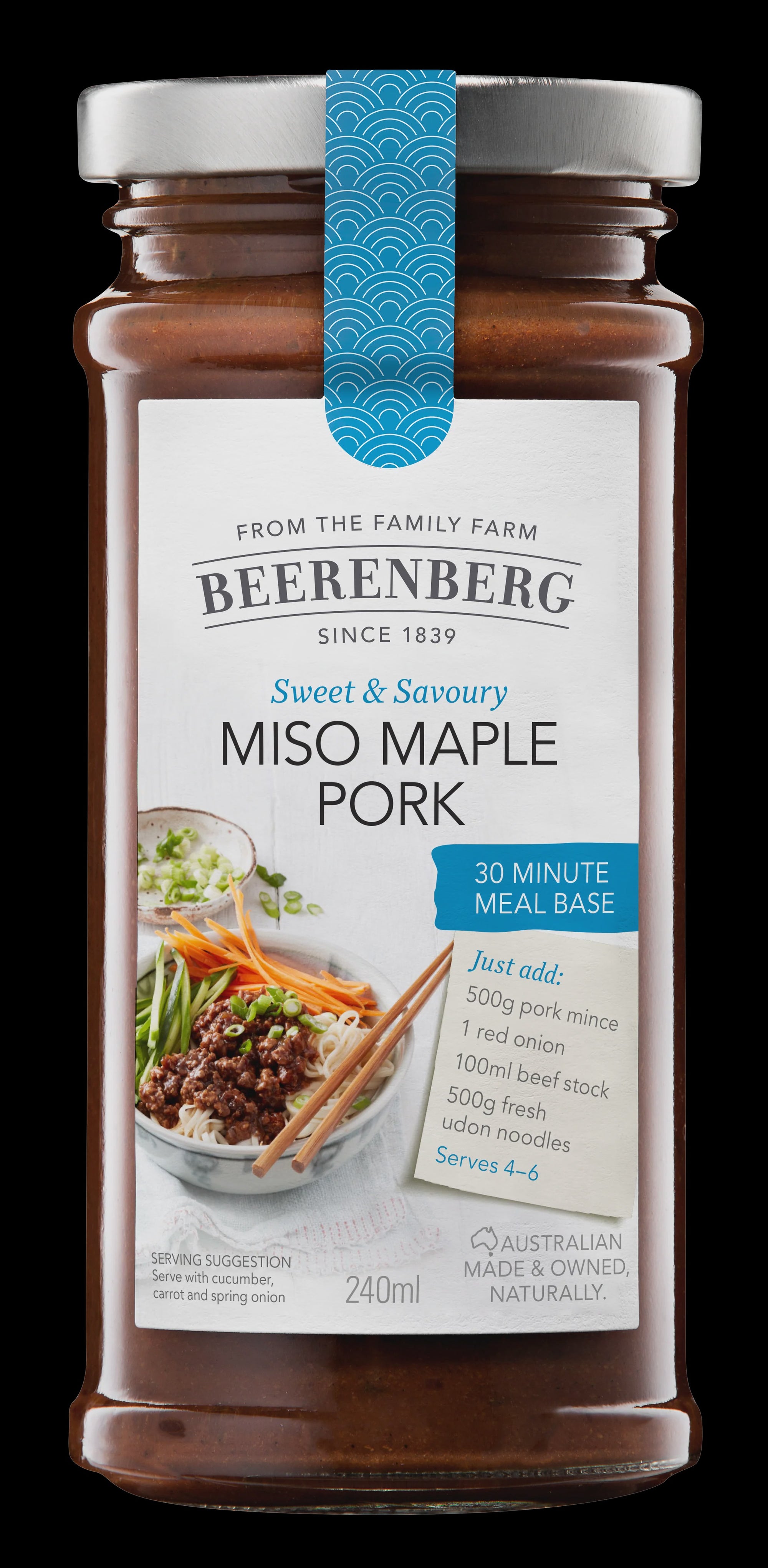 Beerenberg Miso Maple Pork Meal Base