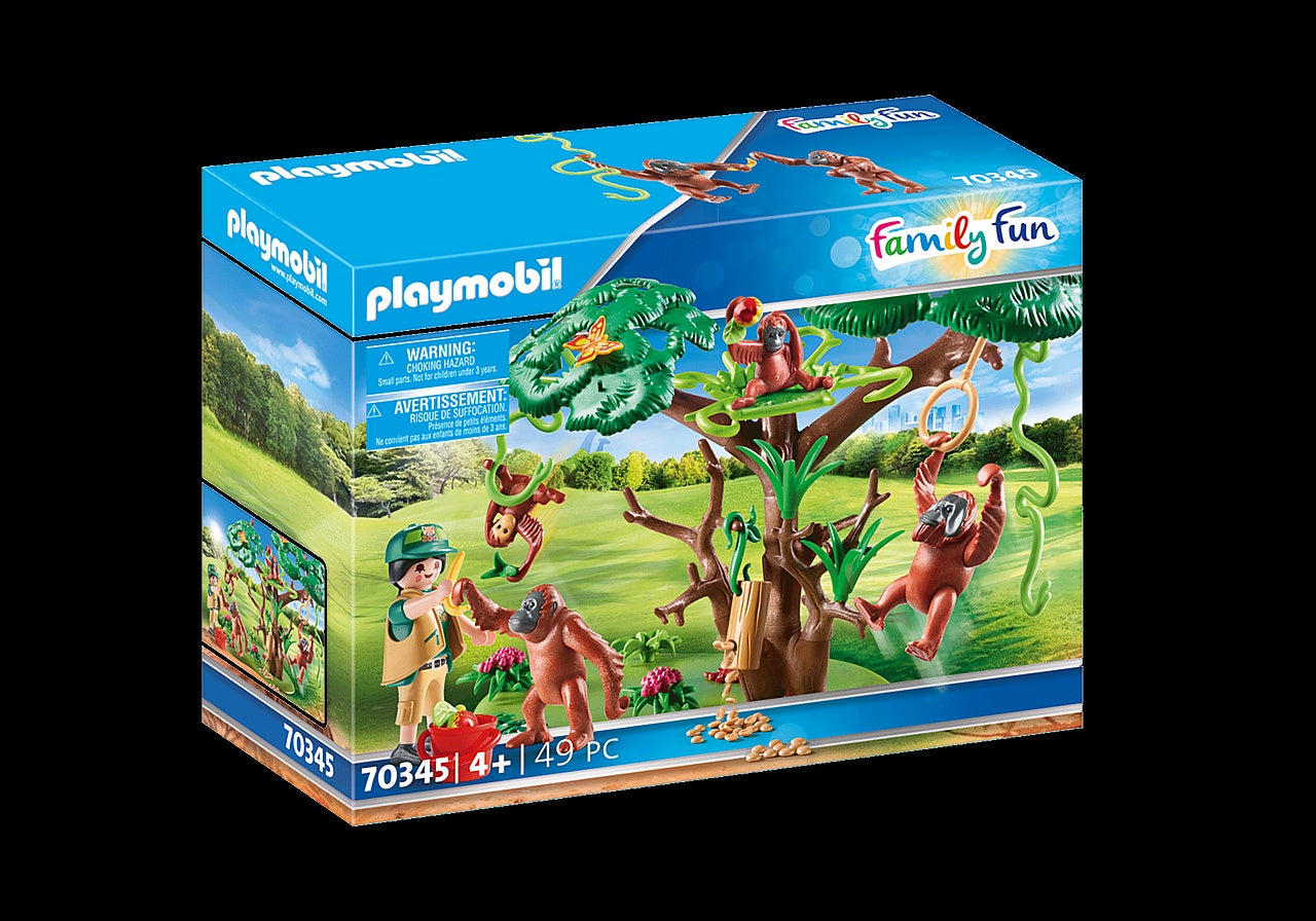 Playmobil Family Fun Orangutans with Tree