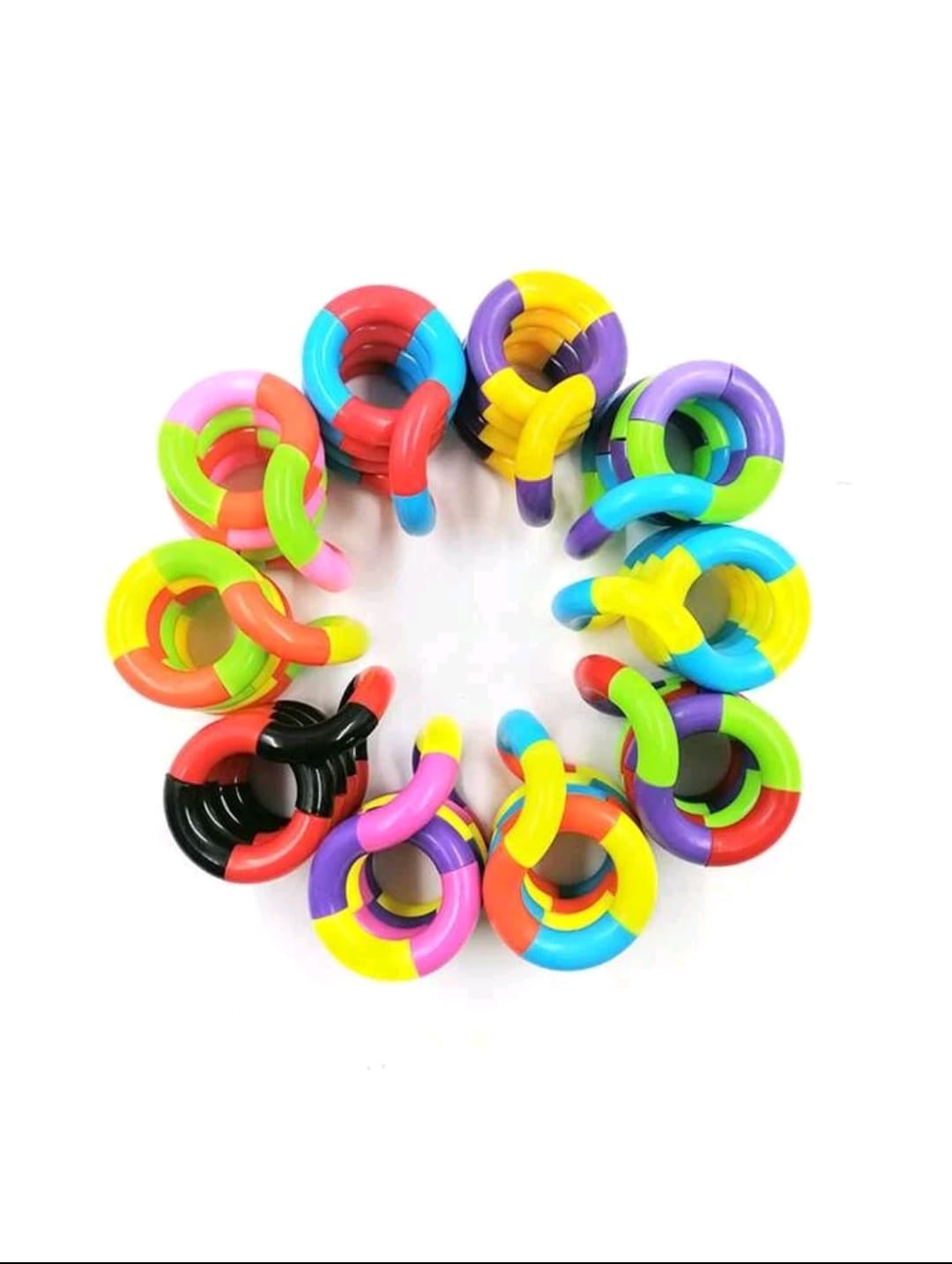 Random Colour Twisted Ring Toy