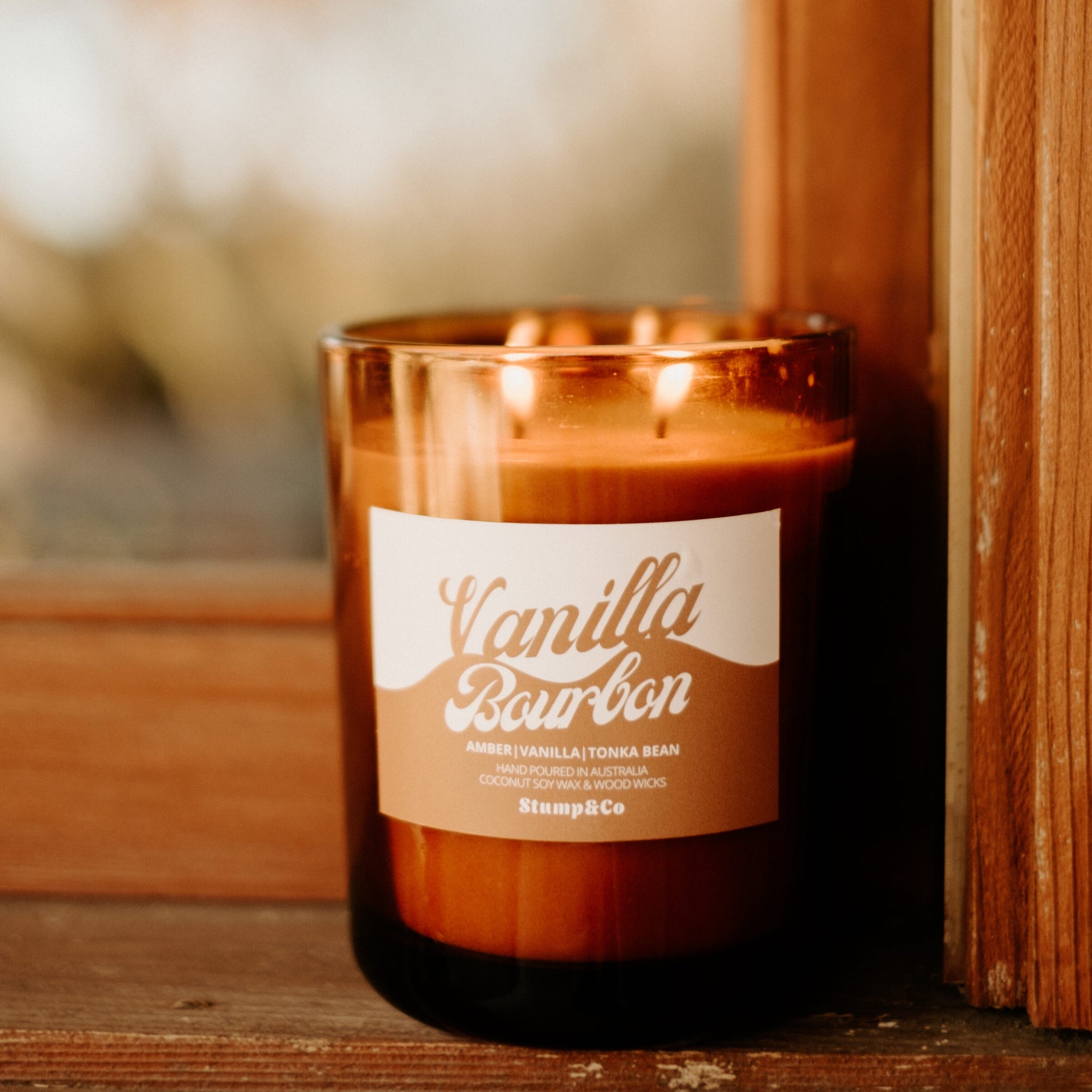 Stump & Co Candle - Vanilla Bourbon (520g)