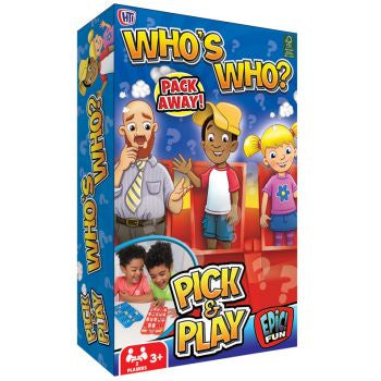 Travel Game Who'S Who Pick & Play Game