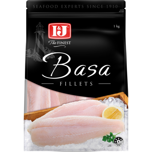 I & J Basa Fillets 750g