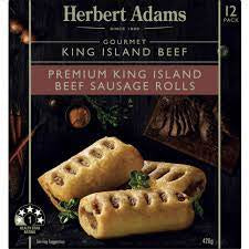 Herbert Adams Gourmet Beef Sausage Roll Mini 420g