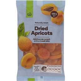 Woolworths Dried Apricots 500g