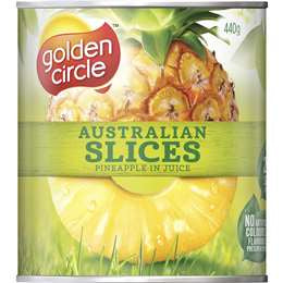 Golden Circle Pineapple Slices in Natural Juice 440g